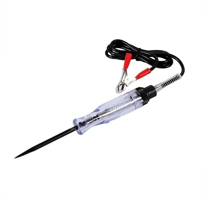 High Quality Auto 6V 12V 24V DC Car Truck Voltage Circuit Tester Car Test VoltMet Long Probe Pen Light Bulb Automobile Maint