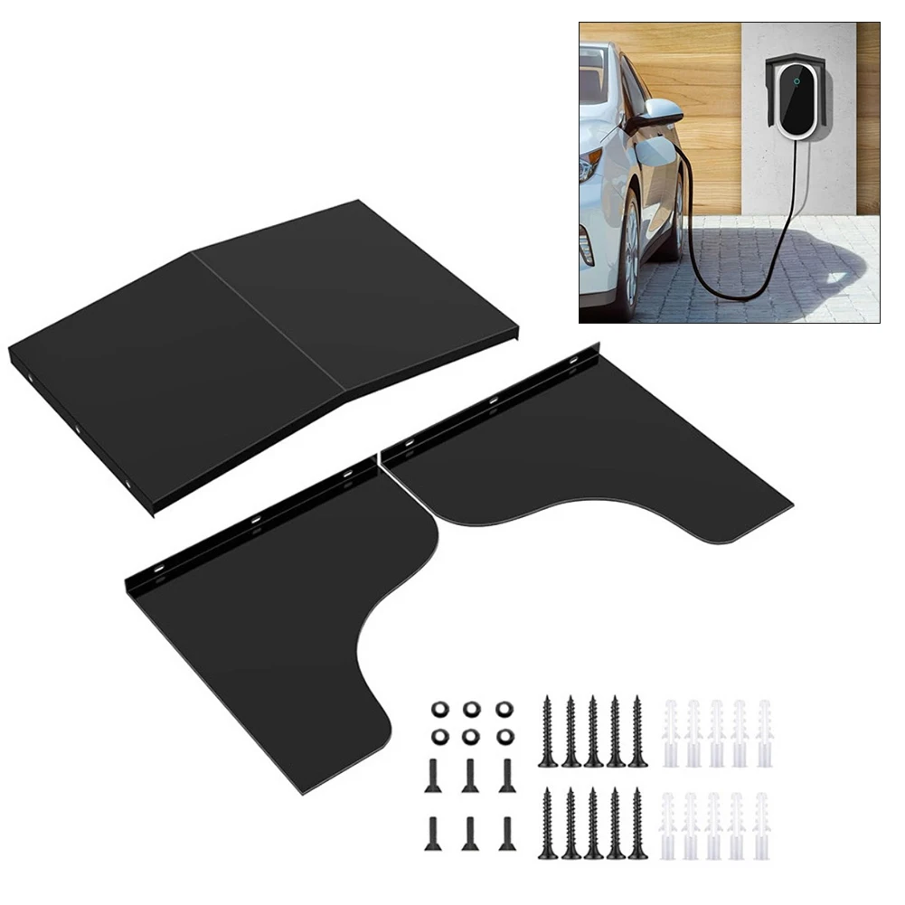 11in*17.3in Car Charging Station Protective Roof Rain Cover Weather Protection Car Charging Port Electrical Outlet Cover