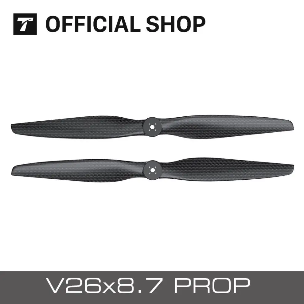 LigpowerV26 * 8.7 Vendita in fabbrica di grandi dimensioni in fibra di carbonio Lama dell'elica Dr-one Vtol Dr-one da 26 pollici per quadricottero RC