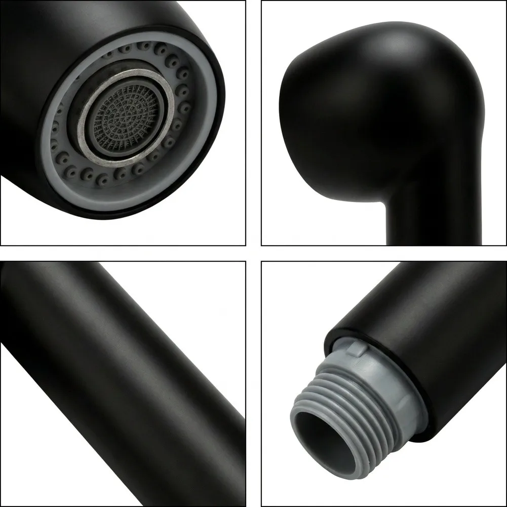 Replacement Spray Head for Extendable Faucets Featuring Dual-Mode Water Output and Tool-Free Hand-Tightened Installation