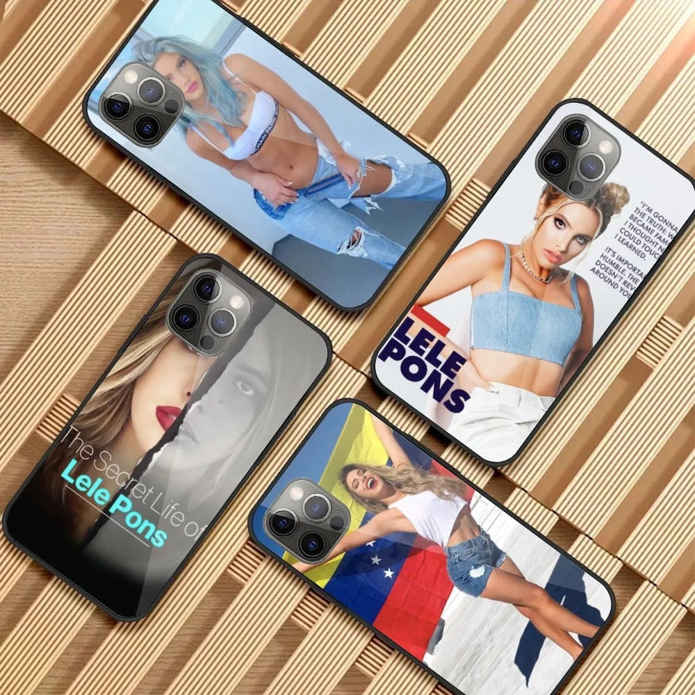 Lele Pons Mobile Cell Phone Case for iPhone 15 14 13 12 11 XS X 8 7 6 Plus Mini Pro Max SE 2022 PC Glass Phone Cover Funda