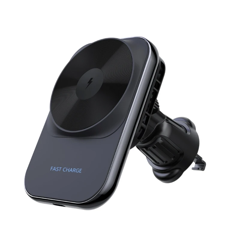 

Fast Charging Station Car Air Vent Mount Charging Dock 15W QC3.0 Wireless Base Bracket Cellphone Holder