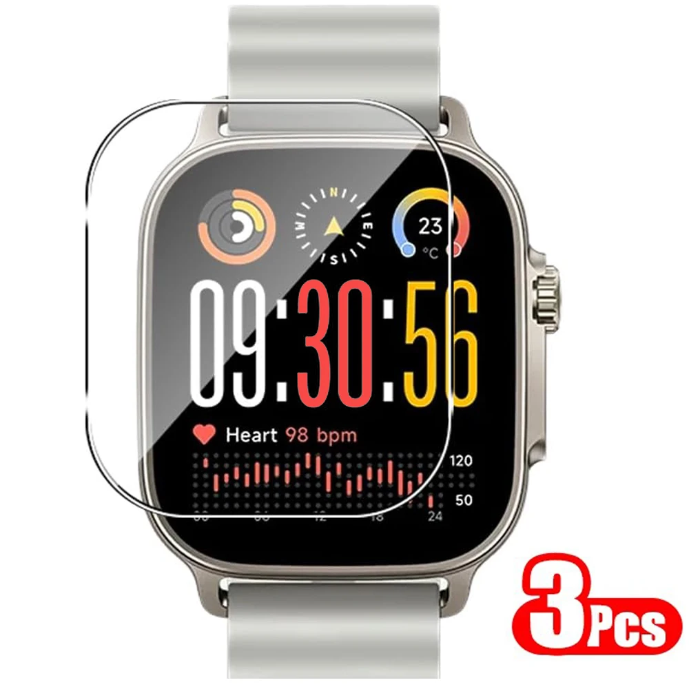 3pcs Tempered Glass Films For Realme Watch 5 Smartwatch Screen Protector Guard Glass Film Accessories