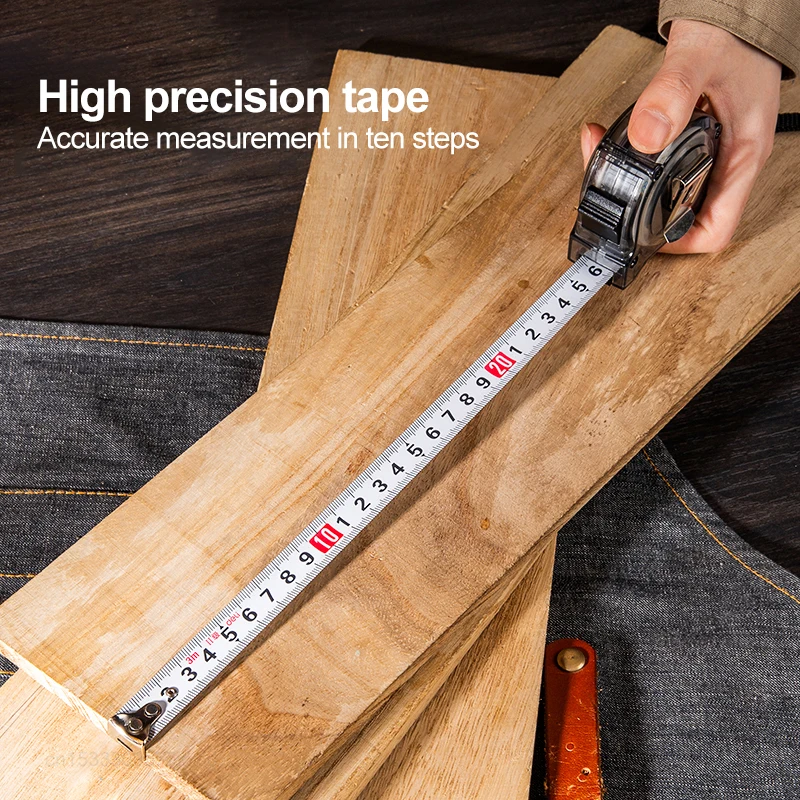 Xiaomi Deli 3/5/7.5/10m Tape Measure Multifunction Household Measuring Portable Shrinking Ruler Transparent Steel Tape Measure