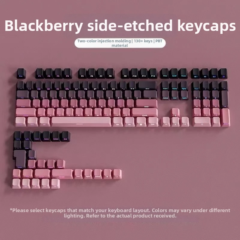 

134 Key Gradient Side Printed Backlit PBT Keycaps Mechanical Keyboard Custom Set