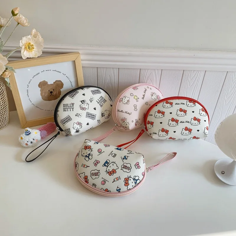 Kawaii Cat Cosmetic Bag Cute Cartoon Print Large Capacity Makeup Pouch Portable Travel Organizer For Women Girls Gift wholesale