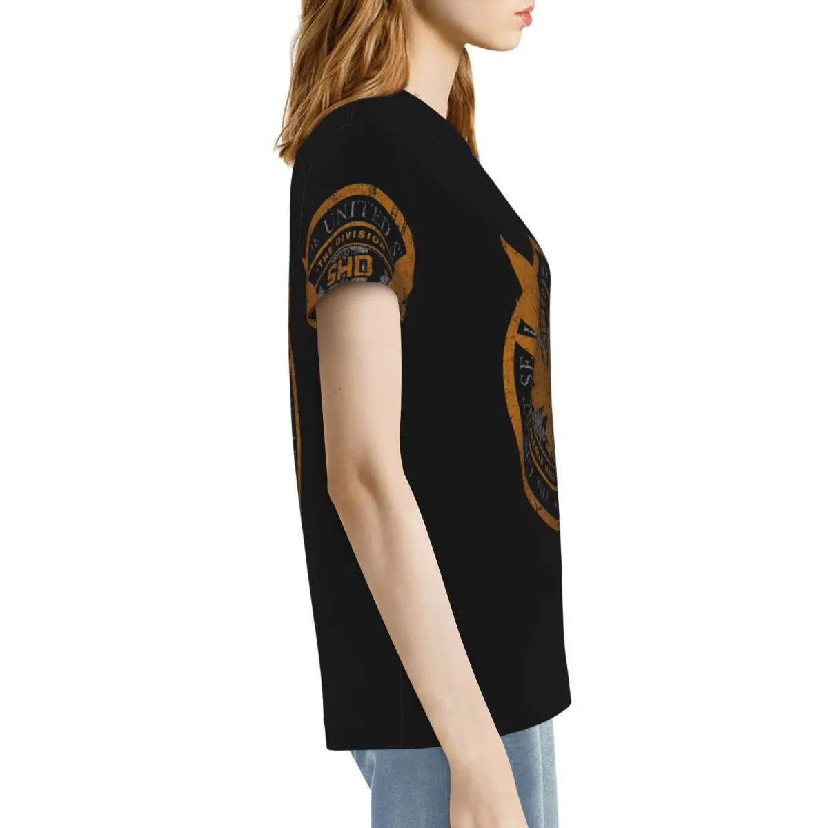 Game Tom Clancys The Division SHD Seal T-Shirt Women Short Sleeve T Shirts O-Neck Streetwear Cotton Summer Tees Streetwear view 5