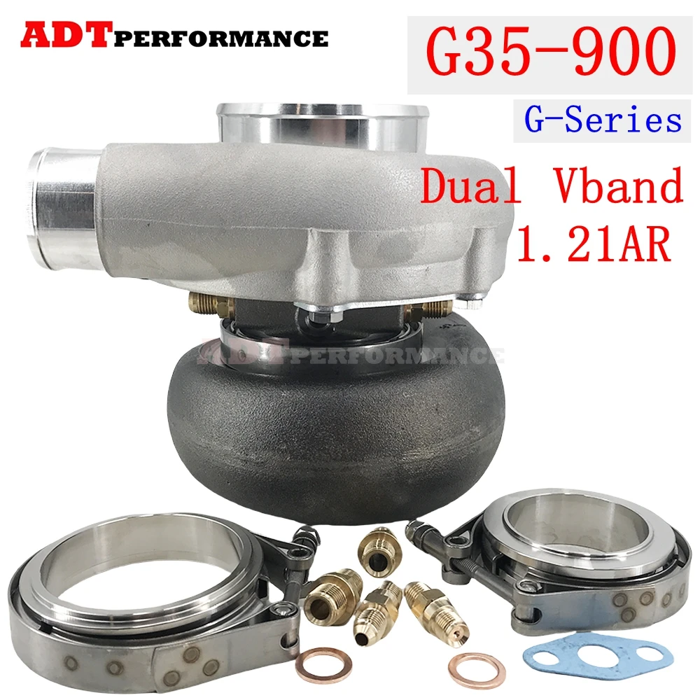 

Turbocharger G35-900 G-Series 550-900HP 2.0L-5.5L V-Band 880707-5002S 880695-5001S 1.21A/R twin scroll 2.0L-5.5L