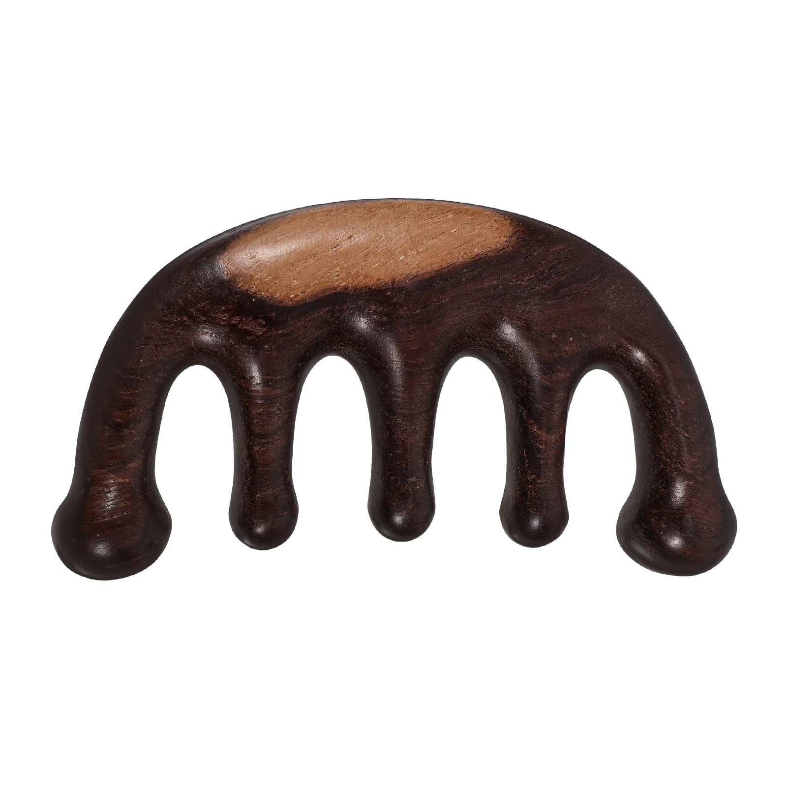 Picture 7: Wooden Wide Tooth Comb for Hair Detangling and Scalp Massage - Natural Wood Massage Comb for Women Men Portable Comfortable