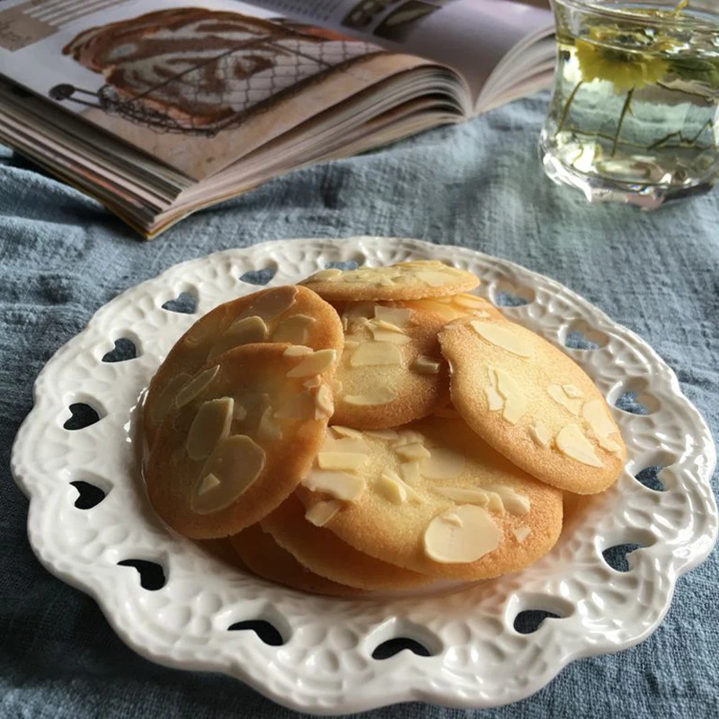 Molde para galletas crujientes, forma de corazón, redondo, cuadrado, molde para galletas, almendra, Chocolate crujiente, herramienta para hornear,