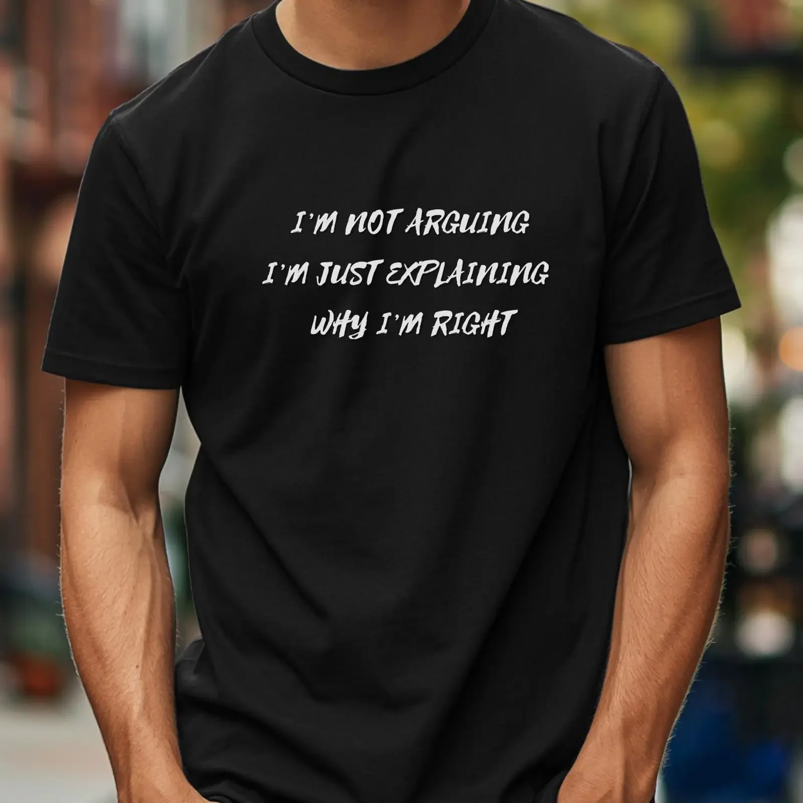 Sassy AF Humorous Quote T Shirt for Women Funny Sarcastic I'm not arguing just explaining why right vintage Washed Stylish