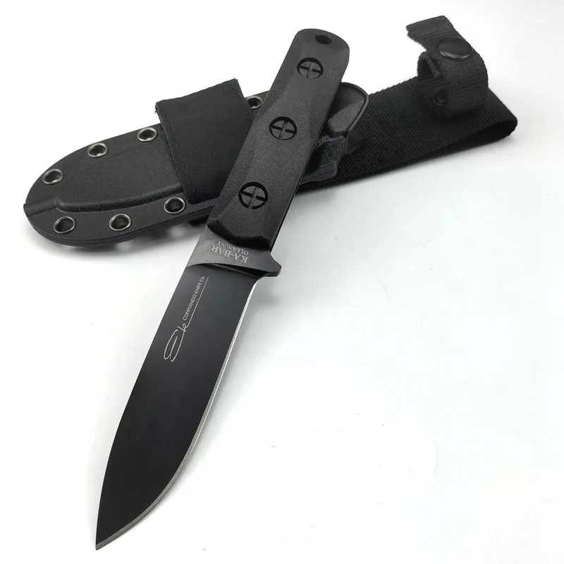 Outdoor multifunctional straight knife integrated high hardness portable small straight knife mountaineering Sharp