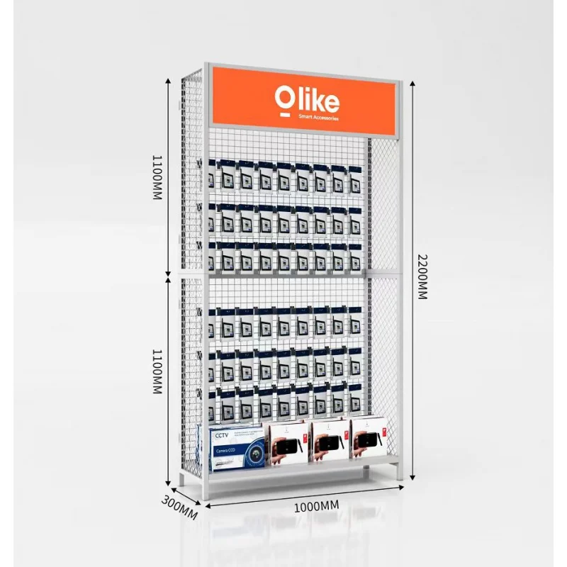 На заказ, прямые продажи с завода, стойка для дисплея сотового телефона с полками для супермаркетов, шкаф с аксессуарами