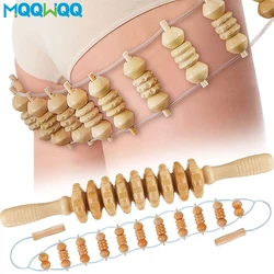 Rouleau de Énergie du Dos en Bois, Outils de Thérapie en Bois, Ohio eur à 9 Roues, Proximité Lymphatique pour les Instituts de Énergie des Jambes et du Dos