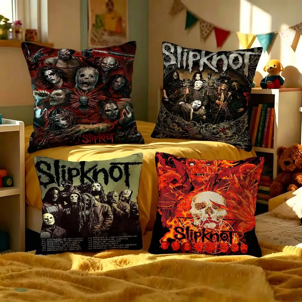 Band Rap Music S-Slipknot Cushion Cover Decorative Pillow Sofa Home Decor case pillow cases