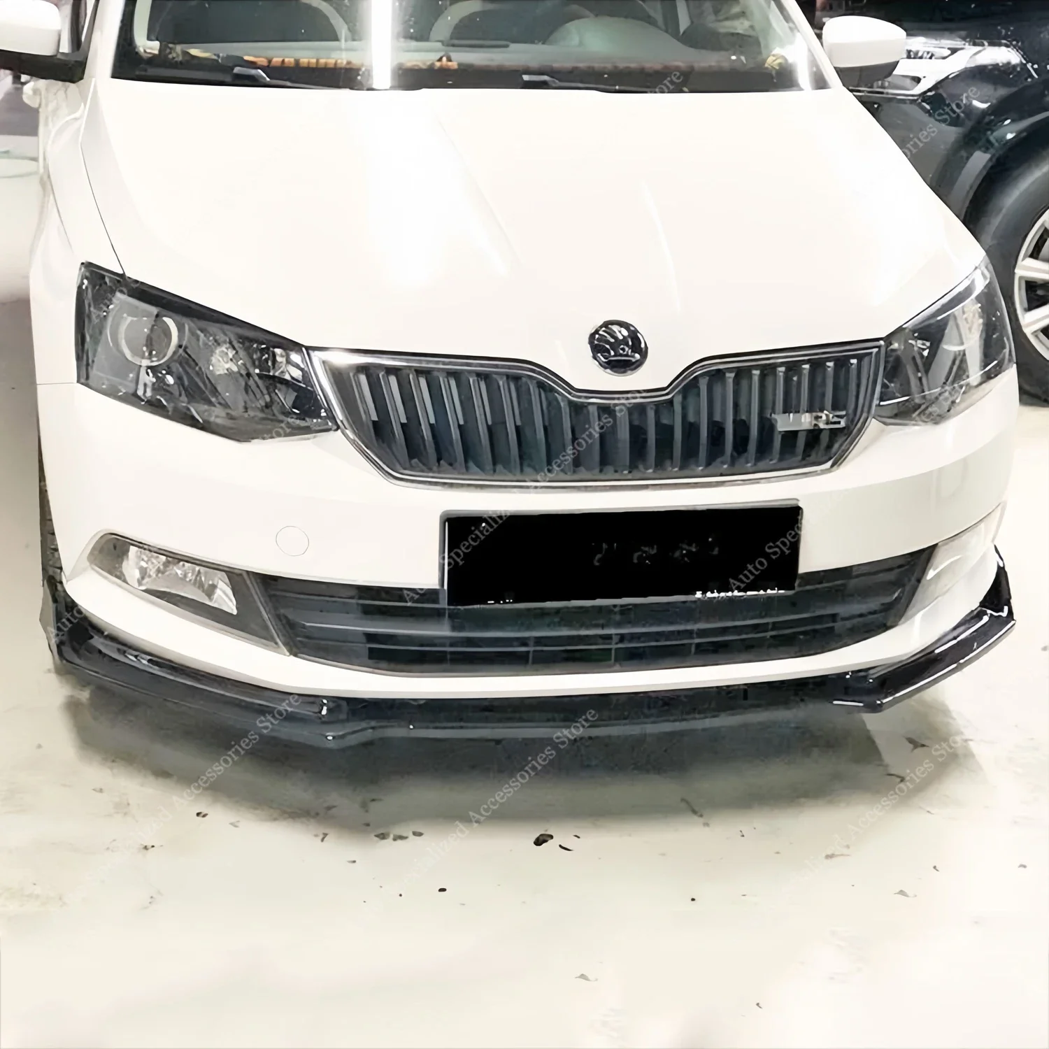 Front Bumper Lip Spoiler Splitter For Skoda Fabia MK3 NJ TSI TDI MPI 2014-2021 BodyKits Car Accessories Diffuser Exterior