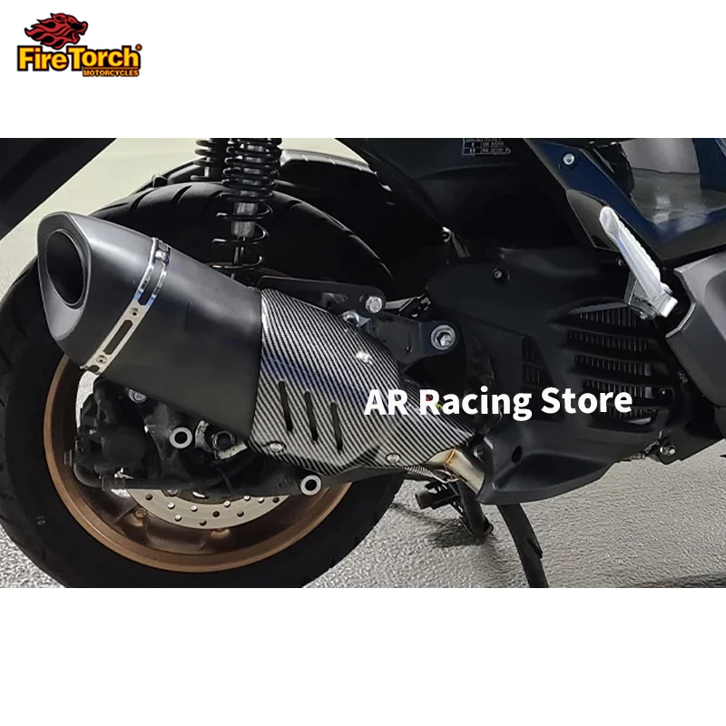 Motorcycle Exhaust Escape Moto Modified Uiversal 51mm Moto Laser Marking Muffler Scooter DB Killer For R3 RC390 Z900 NMAX155 125