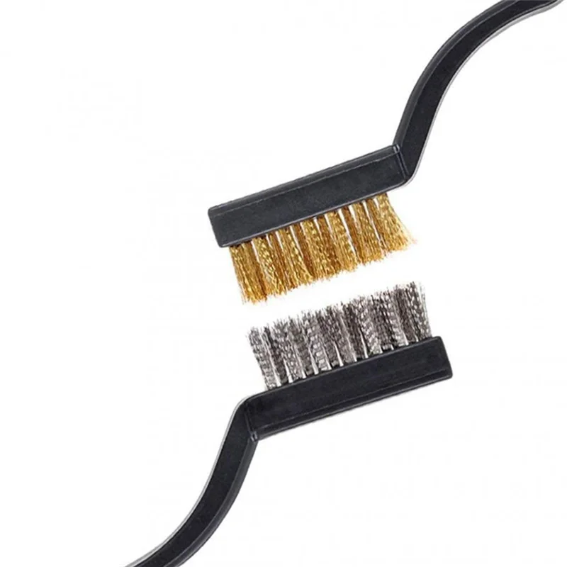 

ABAG 12-Piece Wire Brush Scraping Handle Brush Set Kit Is Used To Clean Welding Slag Rust
