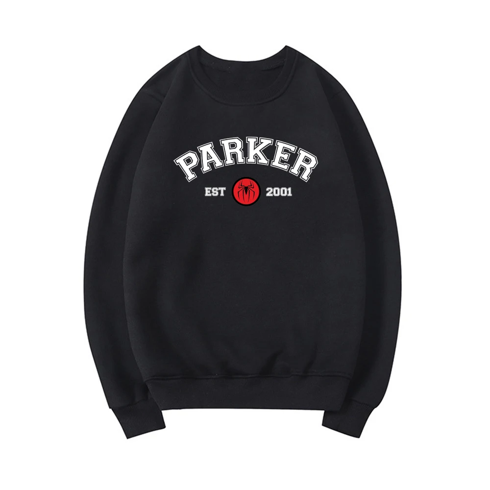 Parker 2001 Crewneck Sweatshirt Tom Holland Pullover Sweatshirt Superhero Shirt Gift for Fans Women Graphic Hoodies Sweatshirts