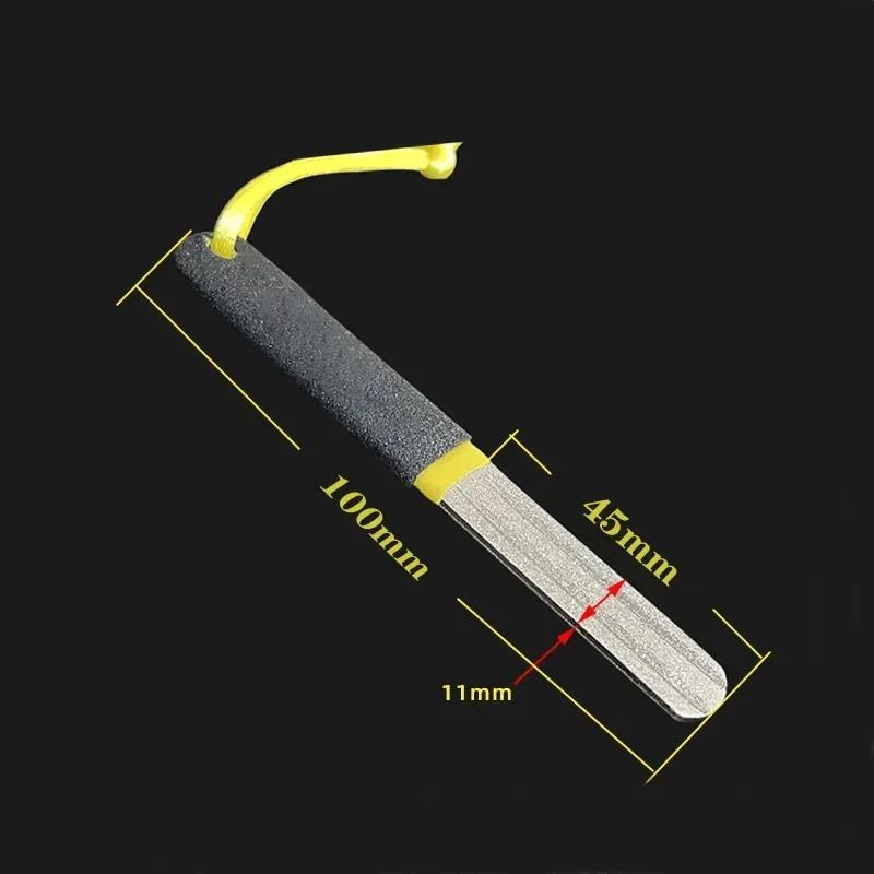 Portable Outdoor Double Groove Fishing Hook Sharpening Hone New Fishing Grinding Hook Sharpener Tool Fish Accessories