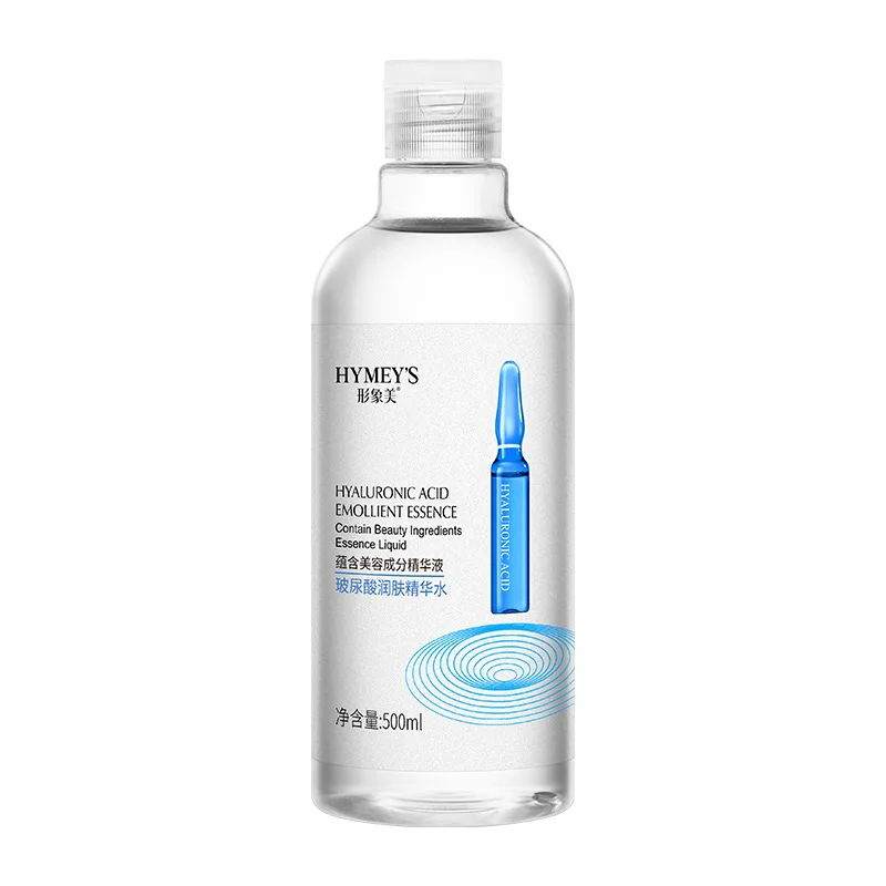 500ml Hyaluronic Acid Facial Essence Moisturizing Whiten Pore Shrink Anti-aging Freckle Anti Wrinkle VC Niacinamide Face Serum