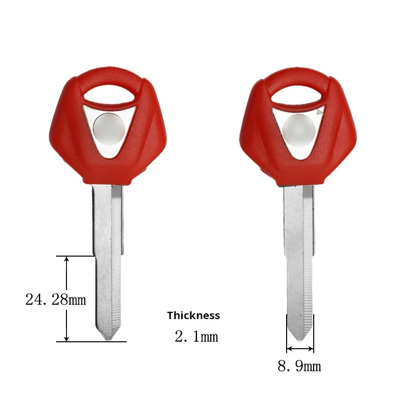 Chave da motocicleta Yamaha, Adequado para Yamaha R1, R6, XJR400, 1300, Chip anti-roubo, Pode ser levantado