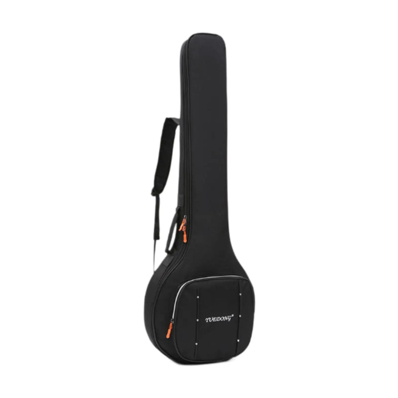 Banjo Gig Bag Water Resistant Oxford Cloth Scratch Resistant Padded Hardshell Case Backpack Strap Banjo Ukelele Case Black