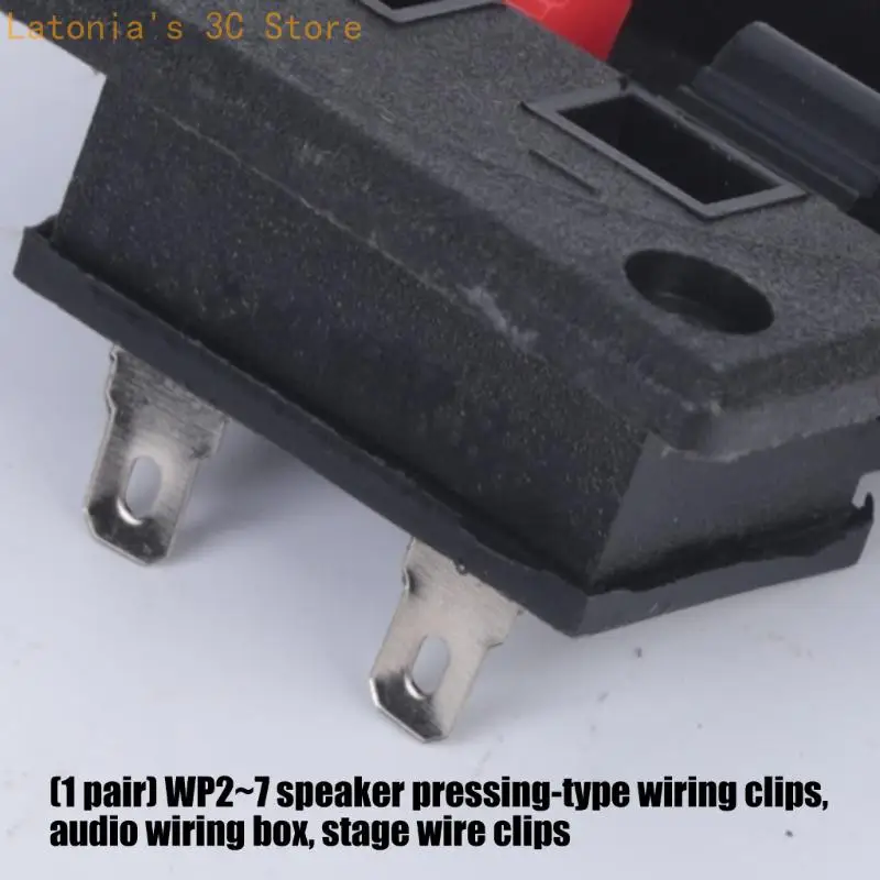 Bühnenlautsprecher-Lautsprecherklemmenbecher für WP2- bis WP7-Verkabelung, Schnellpress-Federclip-Panel für – Detail 4