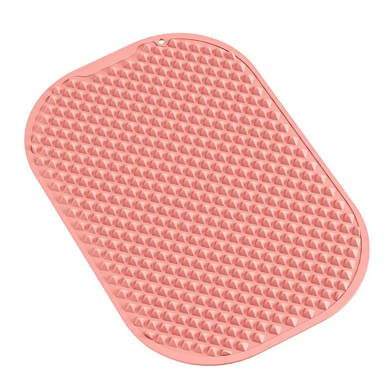 

Foot Reflexology Tools Pressure Point Acupressure Massage Pad Oval Silicone Double-Sided Foot Massage Mat
