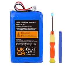 Batería de 4000mAh para Sony PlayStation 5, controlador inalámbrico Dualsense CFI-ZCT1W, CFI-ZCT1J, LIP1708