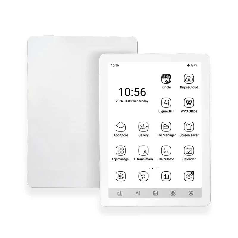 B6 6'' E-Ink Ebook Reader, 36-Level Adjustable Front Light Eye-Friendly E-Reader, Android 14, 2GB+32GB / 4GB+64G Optional