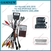 Adaptador de arnés de cableado de coche de 16 pines, decodificador de caja Canbus para KIA Sportage Sorento Hyundai ix35 Tucson 2 2009-2015