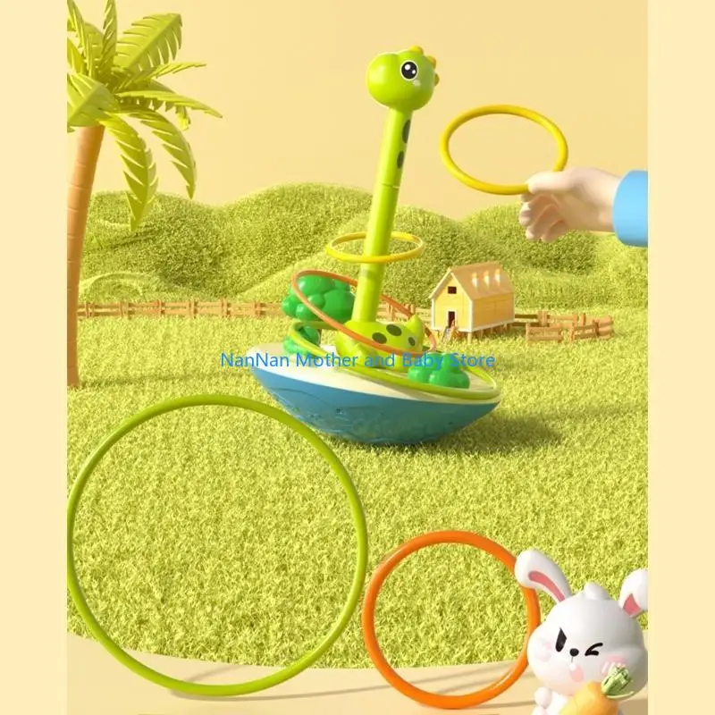 حلقات ملونة القذف مجموعة لعبة ممتعة للأطفال والكبار مجموعة الألعاب في الهواء الطلق #4