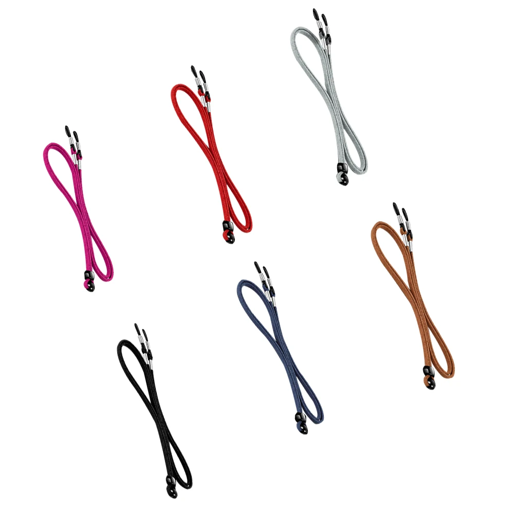 

6pcs Anti slip Glasses Straps Adjustable Eyeglasses Cords Durable Premium Material For Sports Hiking Cycling Safe Holding