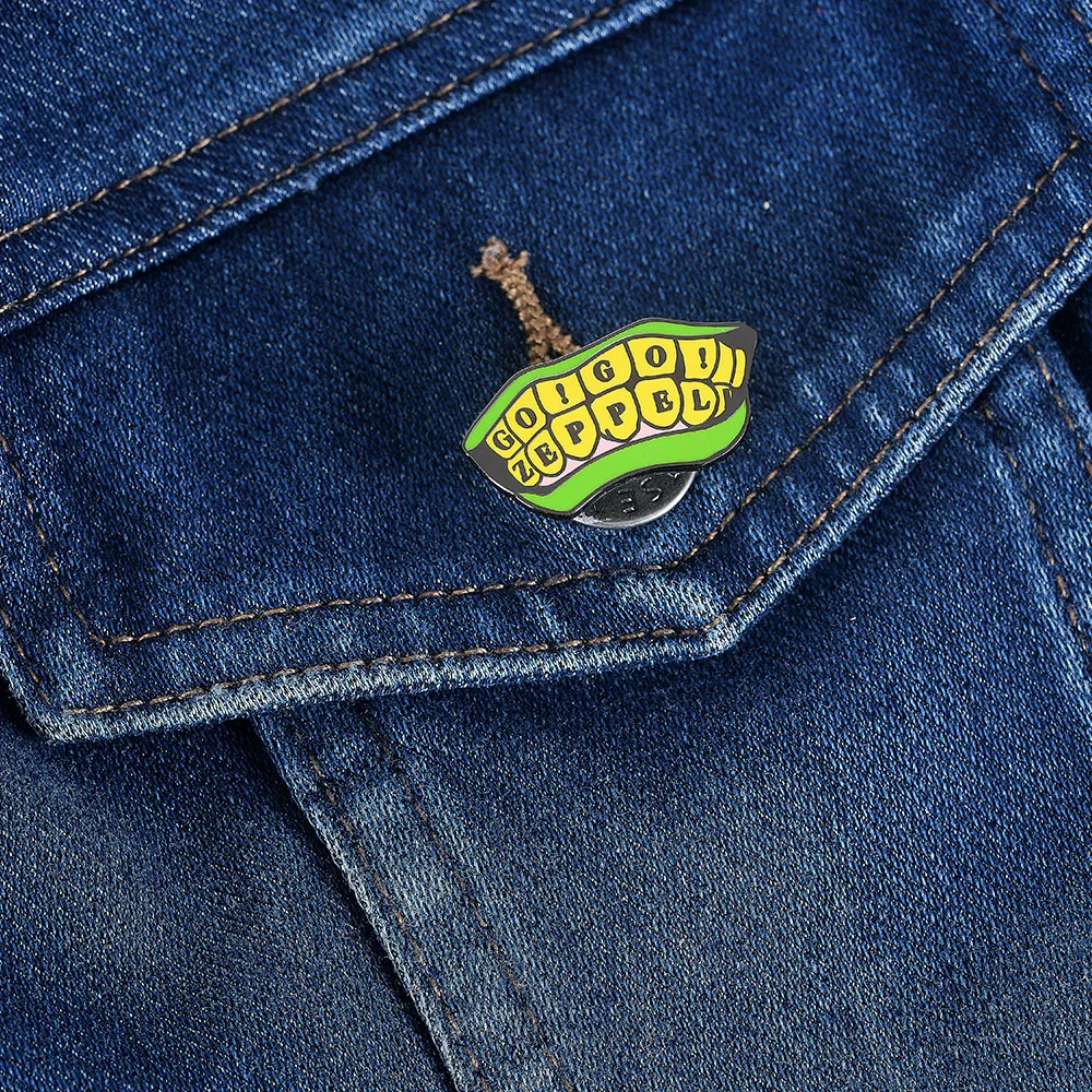 اذهب! اذهب! زيبلي! الدوران Zeppeli التلبيب دبوس جوجو مغامرة غريبة الصلب الكرة تشغيل بروش أنيمي الطرفية #4