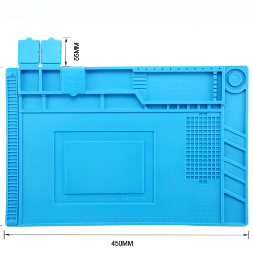 Digital Equipment Repair Remove Silicone Workbench Mobile Phone Repair Work Heat Insulation Pad Work Pad