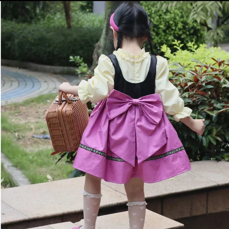 Autumn New Handmade Girl Lolita Princess Dress Baby Dress Boutique Children's Clothing Flower Girl Wedding Dresses