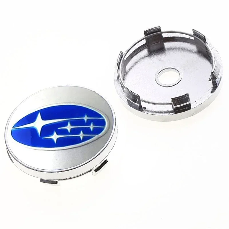 4PCS 60mm Car Styling Emblem Wheel Center Hub Cap Cover for Subaru WRX BRZ DRL XV STI Outback Legacy Forester Impreza Tribeca