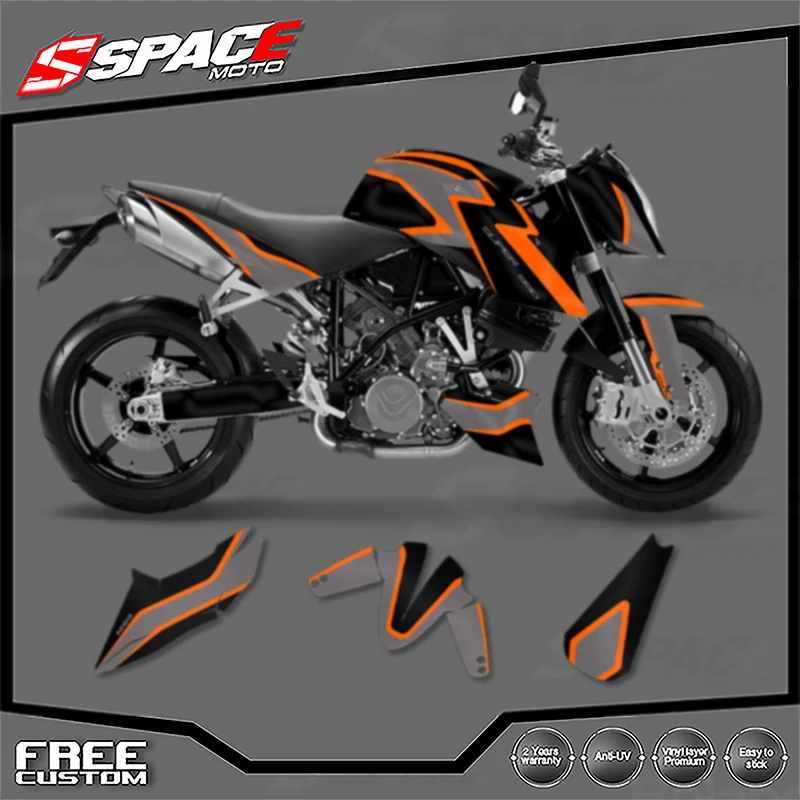 

SPACE Custom Motorcycle Graphics For KTM 2005-2016 SUPER DUKE 990 2007-2013 DUKE 990R Decal Stickers Kits 002