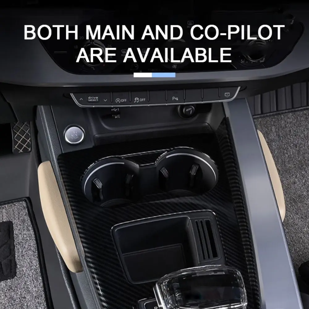 Pu レザー車の膝当てパッドソフトファッション自動アームレストパッド人間工学に基づいたデザイン耐久性のある中央コンソール側保護パッド