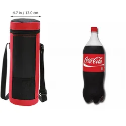 Enfriador térmico para cerveza, bolsa de refrigeración de una sola botella grande, portador de Camping, tiempo de Picnic, nailon 600D, bolsas de Cola de 2L, envío directo