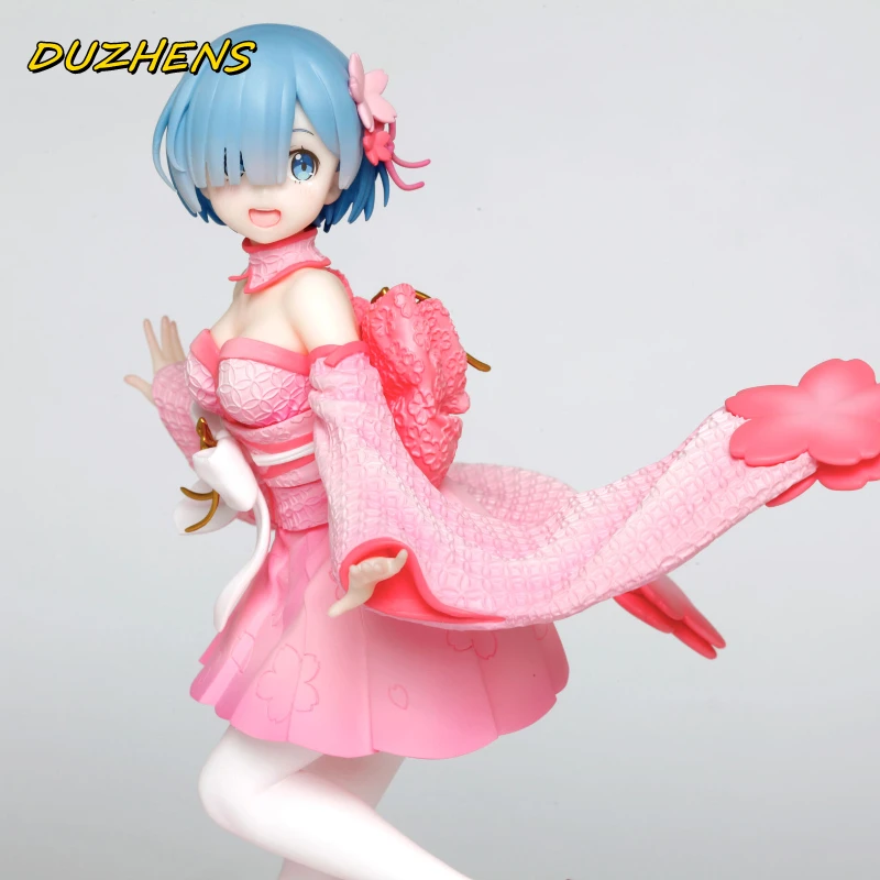 TAITO Coreful Original: Re:Zero REM sakura uniform 23cm PVC Action Figure Anime Figure Model Toys Figure Collection Doll Gift