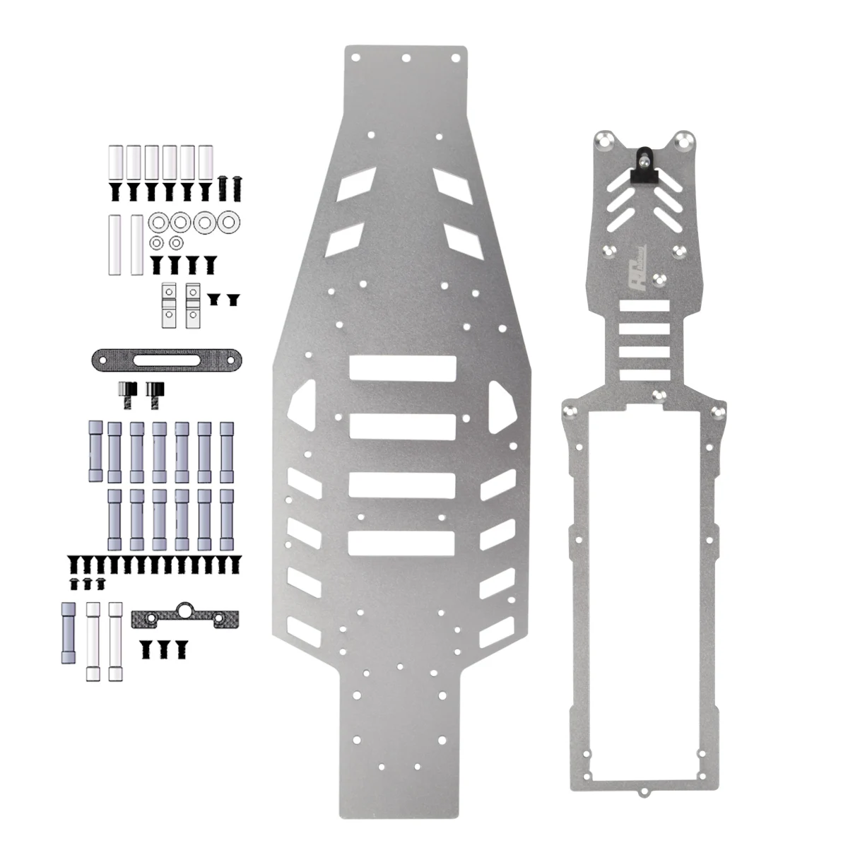 Aluminum Alloy Chassis Frame Kit for Traxxas Rustler VXL 2WD Bandit Upgrade accessories