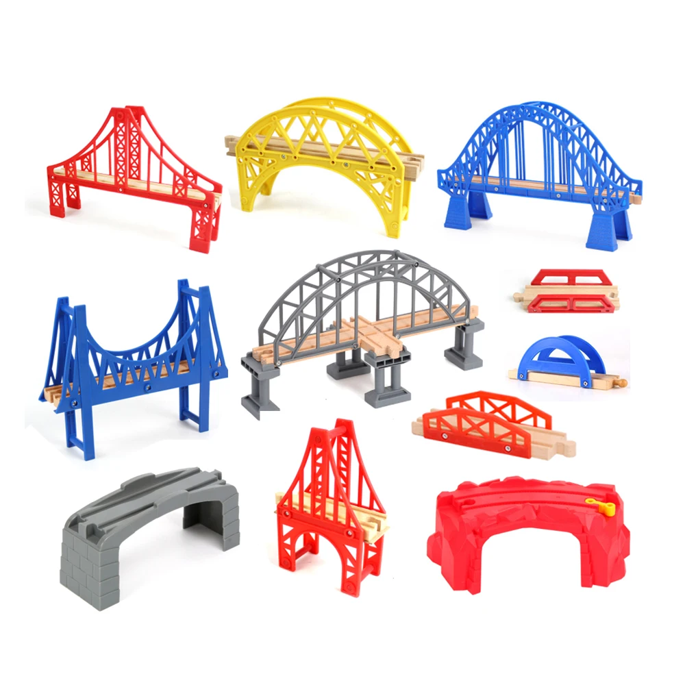 Edwone Electric Rail Tmas The Train Toy General Track Scene Parts Track Bridge Series Educational Boy/ Kids Toy S29