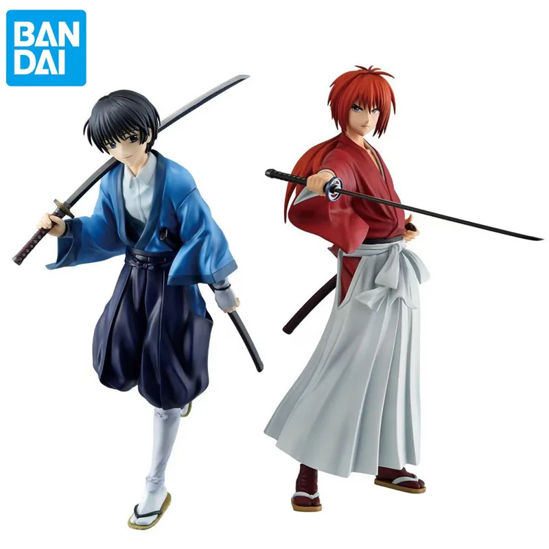 

In Stock Original Bandai Ichiban HIMURA KENSHIN Seta Soujirou PVC Anime Figure Model ornament Toys Gifts