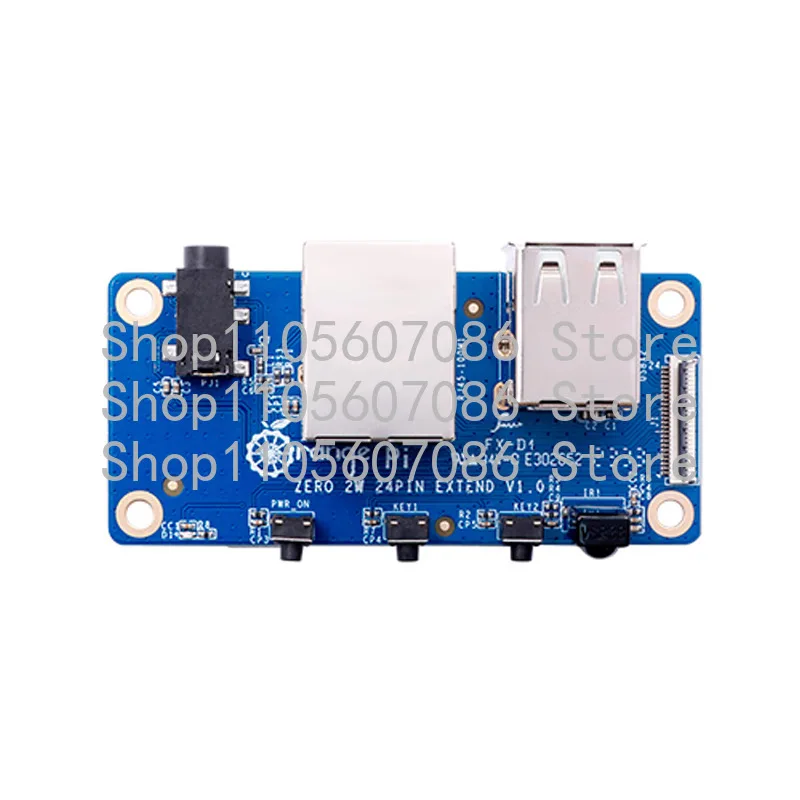 Carte d'extension adaptée pour Orange Pi Orangepi Zero 2W, carte adaptatrice fonctionnelle 24 broches, récepteur infrarouge, Ethernet