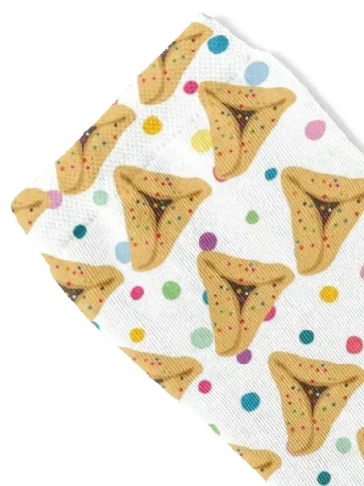 Purim Hamantashen - Purim Socks funny sock hip hop Non-slip Socks For Man Women's
