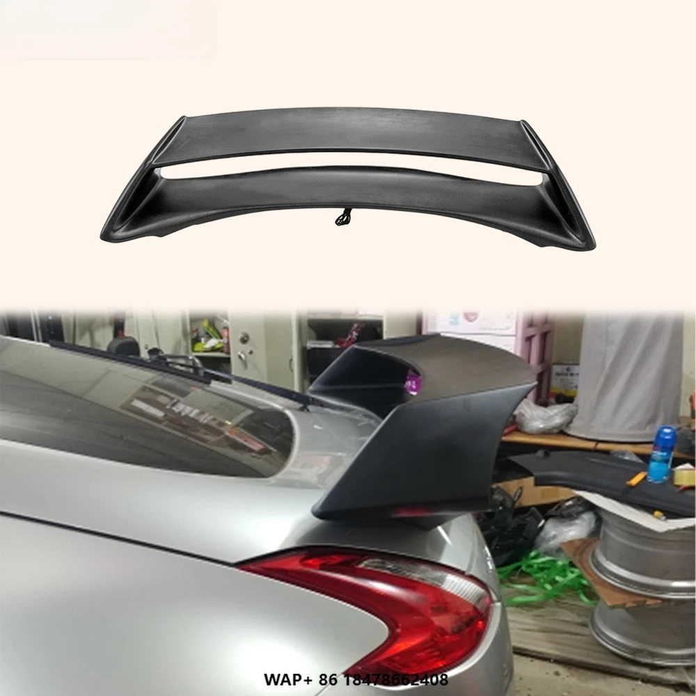 

For Nissan Fairlady 370Z Z34 AM Style Fiberglass Rear Wing (with Brake Lights)