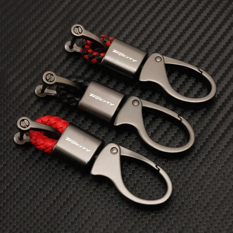 Detachable Metal Scooter keychain For Yamaha Tricity 300 155 125 Motorcycle Accessories Keyring Key Chains Lanyard Ring Holder