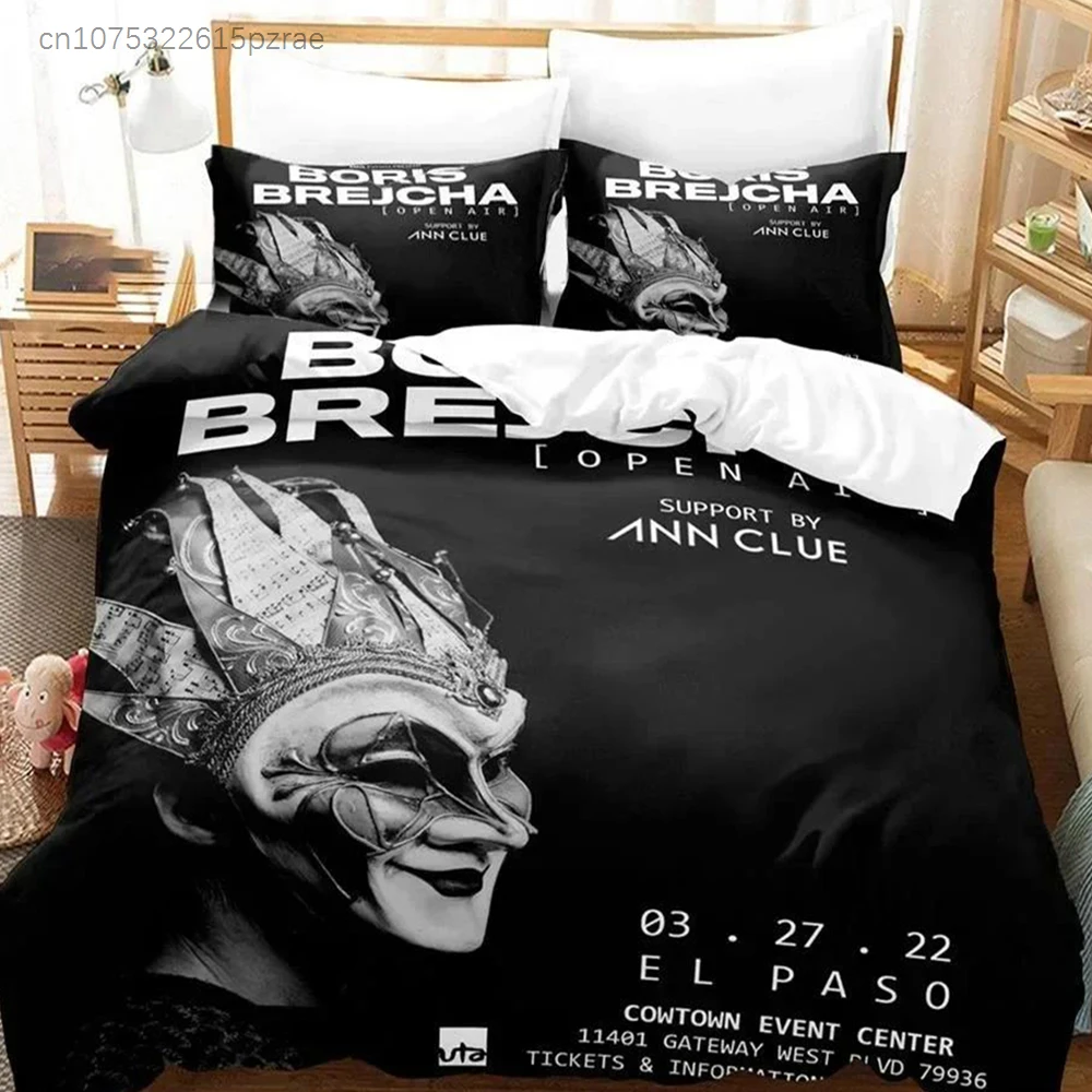 Boris Brejcha Bedding Set 3D Printed Suitable For Bedroom Duvet Cover Set With Pillowcases Kids Home Textile